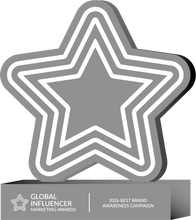 Load image into Gallery viewer, Global Influencer Marketing Awards 2026: Silver