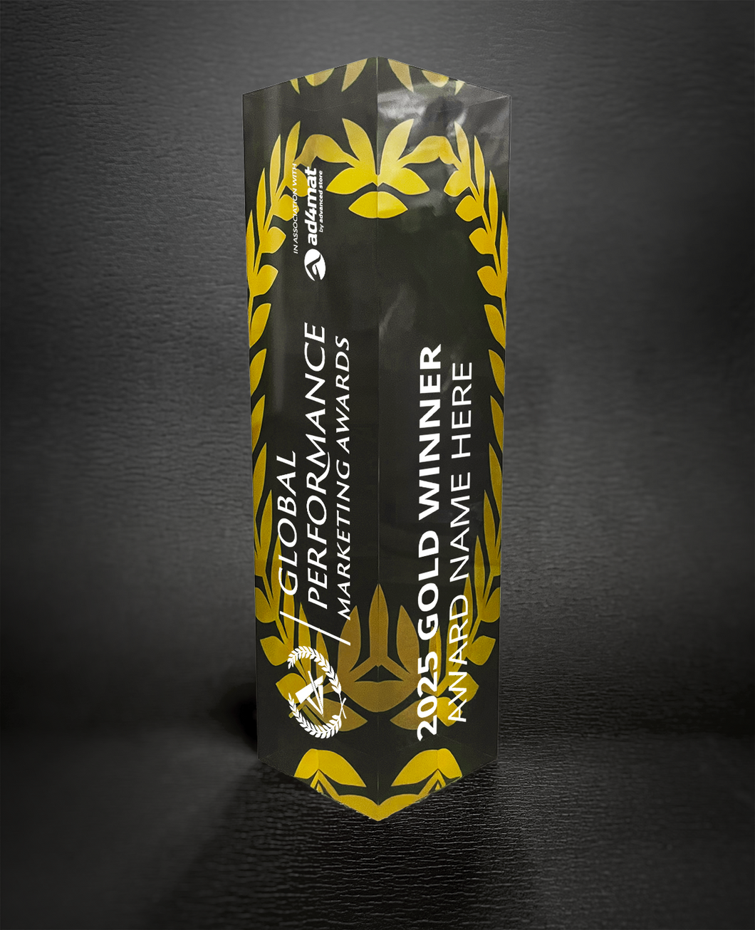 Global Performance Marketing Awards - Gold trophy